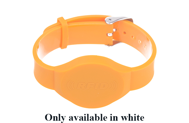 RFID Silicone Wristband Watch Clasp (White Only) for 1K Systems