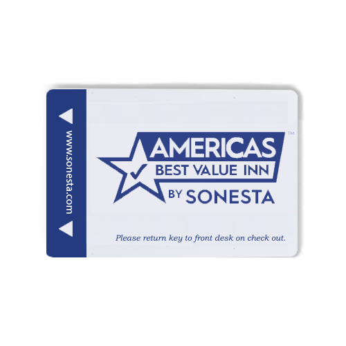 Americas Best Value Inn by Sonesta Magnetic Stripe Key Cards Box of 200