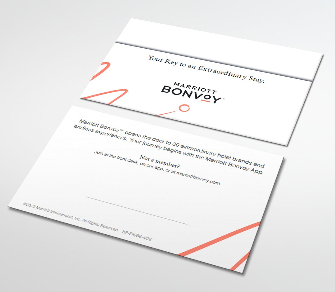 Mariott Bonvoy Key Holders Box of 500