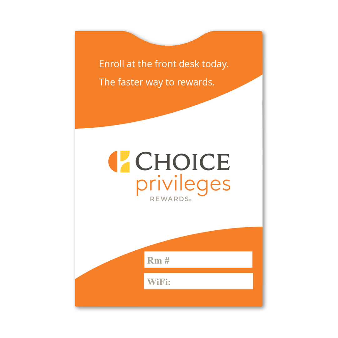 Choice Privileges Key Card Envelopes Box of 1,000