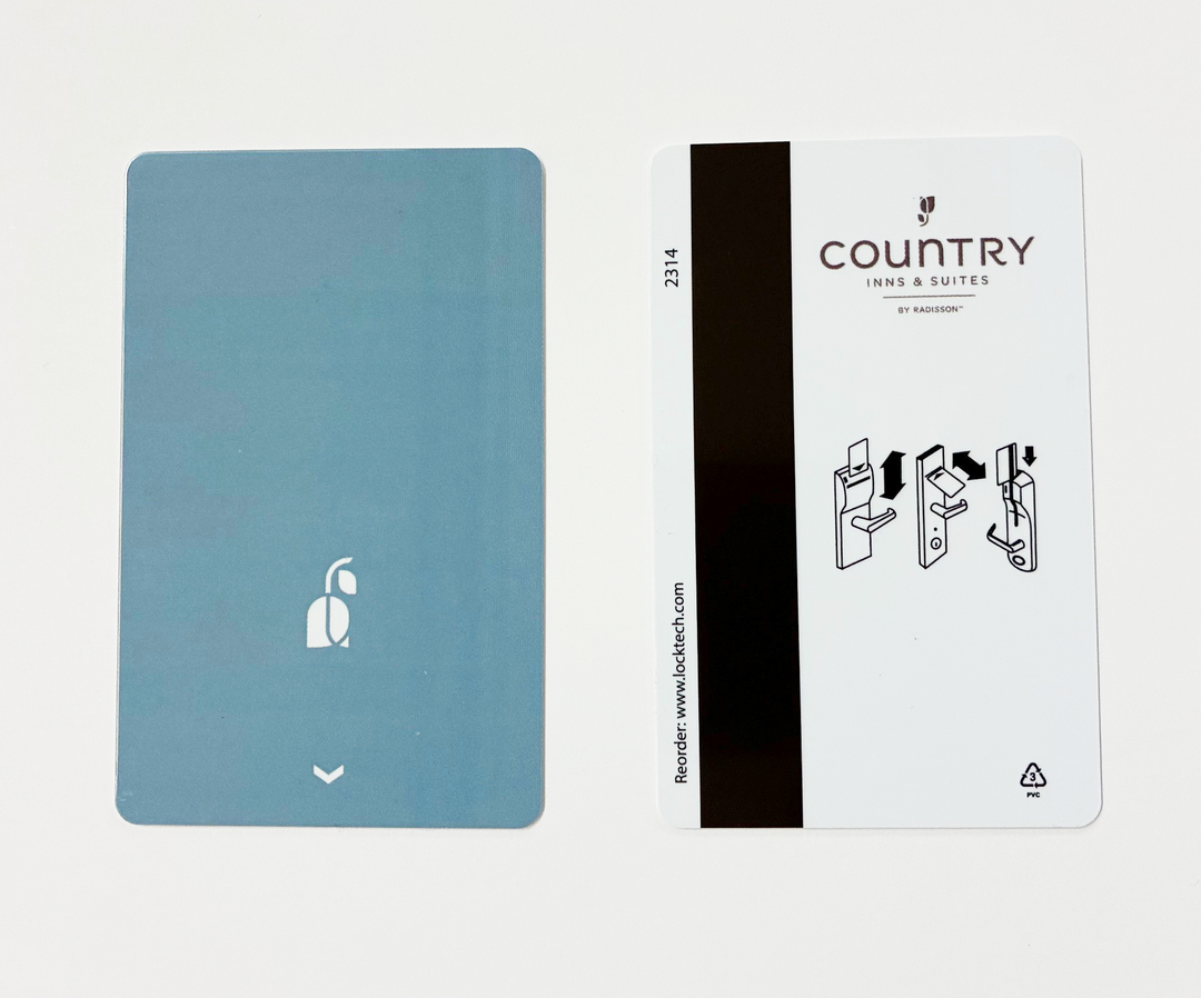 Country Inn & Suites Magnetic Stripe Key Cards Box of 500