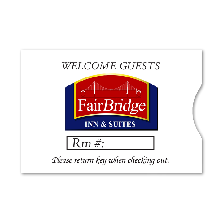 Fairbridge Inn & Suites Key Card Envelopes Box of 500