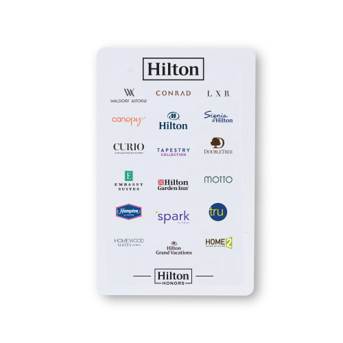 Hilton Honors (Two Card Mix) RFID Key Cards Box of 200