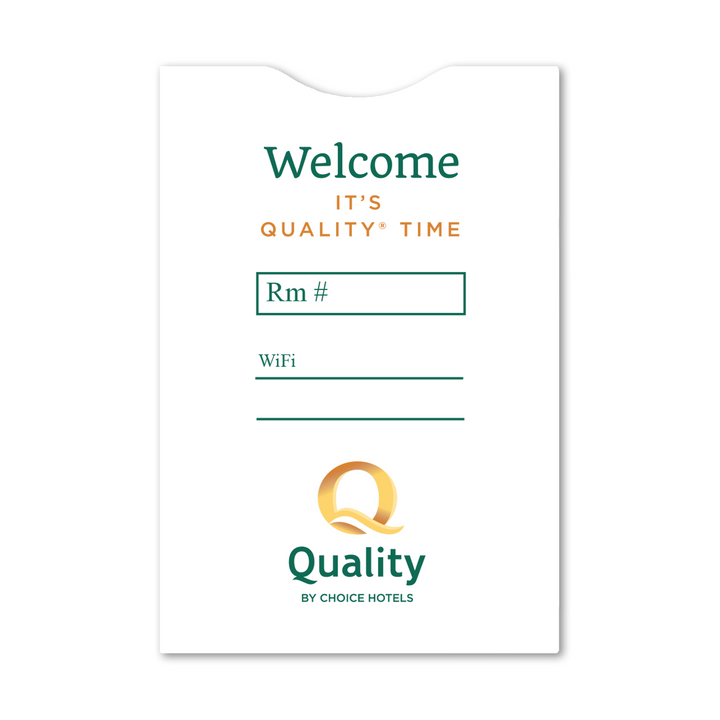 Quality Inn Key Card Envelopes Box of 1,000 – Lock Tech Supply