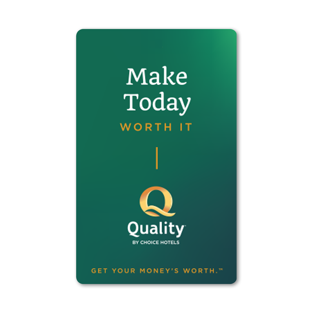 Quality Inn RFID Key Cards Box of 200