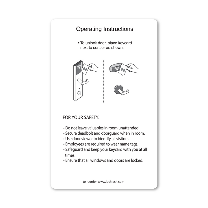 Extended Stay America RFID Key Cards Box of 200