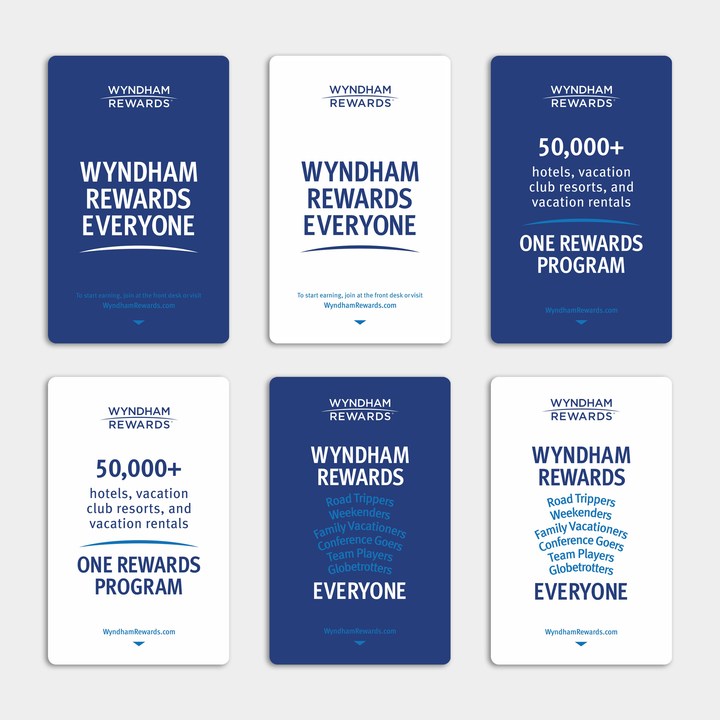 Wyndham Rewards (2024 Design) Magnetic Stripe Keycard Box of 200