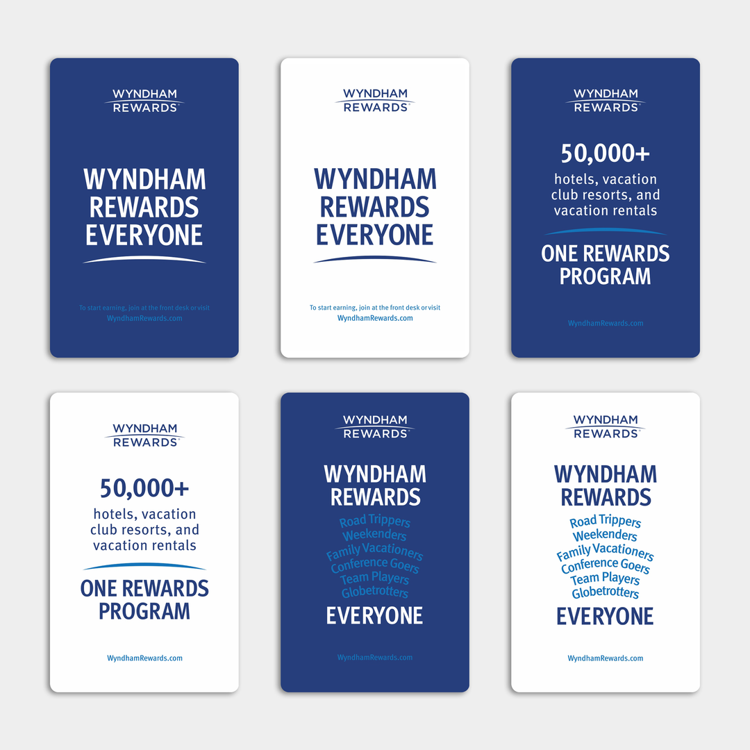 Wyndham Rewards (2024 Design) RFID Keycards Box of 200