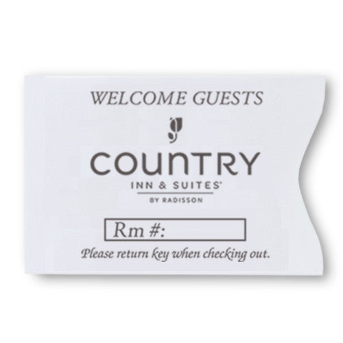 Country Inn & Suites Key Card Envelopes Box of 1,000