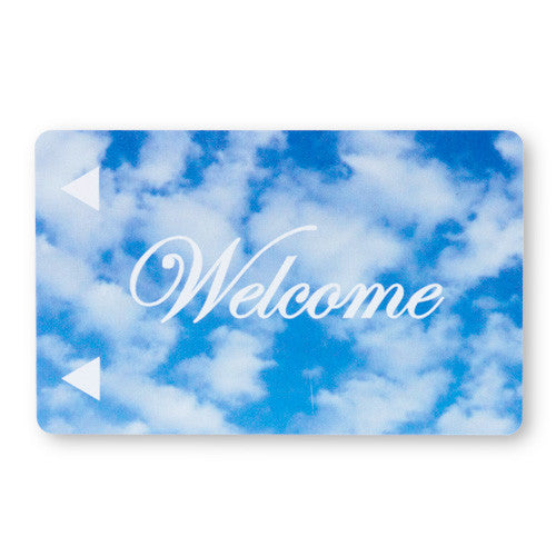 Generic Welcome Cloud Magnetic Stripe Key Cards Box of 500