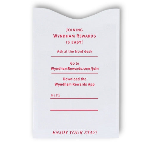 Ramada by Wyndham Key Card Envelopes Box of 1,000